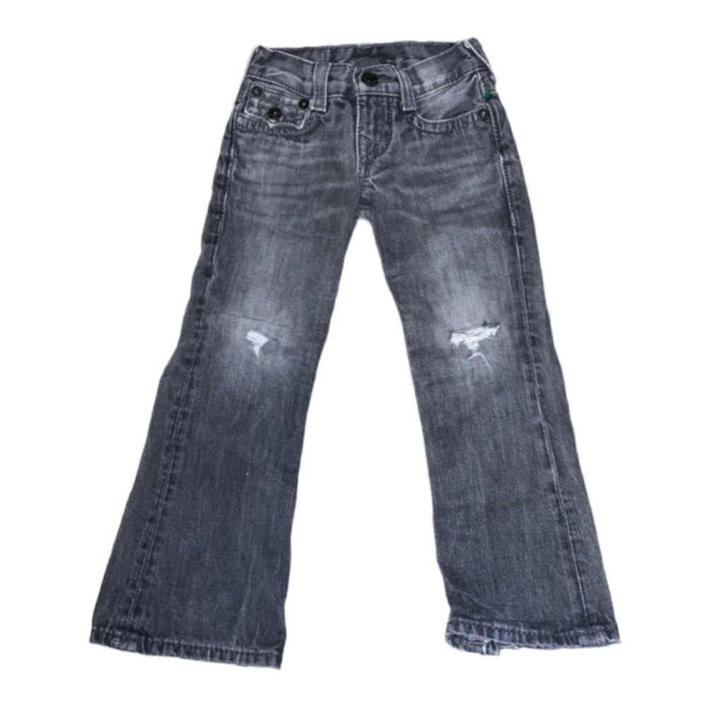 Boys True Religion Jeans Size 4 Black